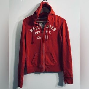 Hollister women’s hoodies zip up kangaroo pockets Hollister 1st PT Cali logo.M